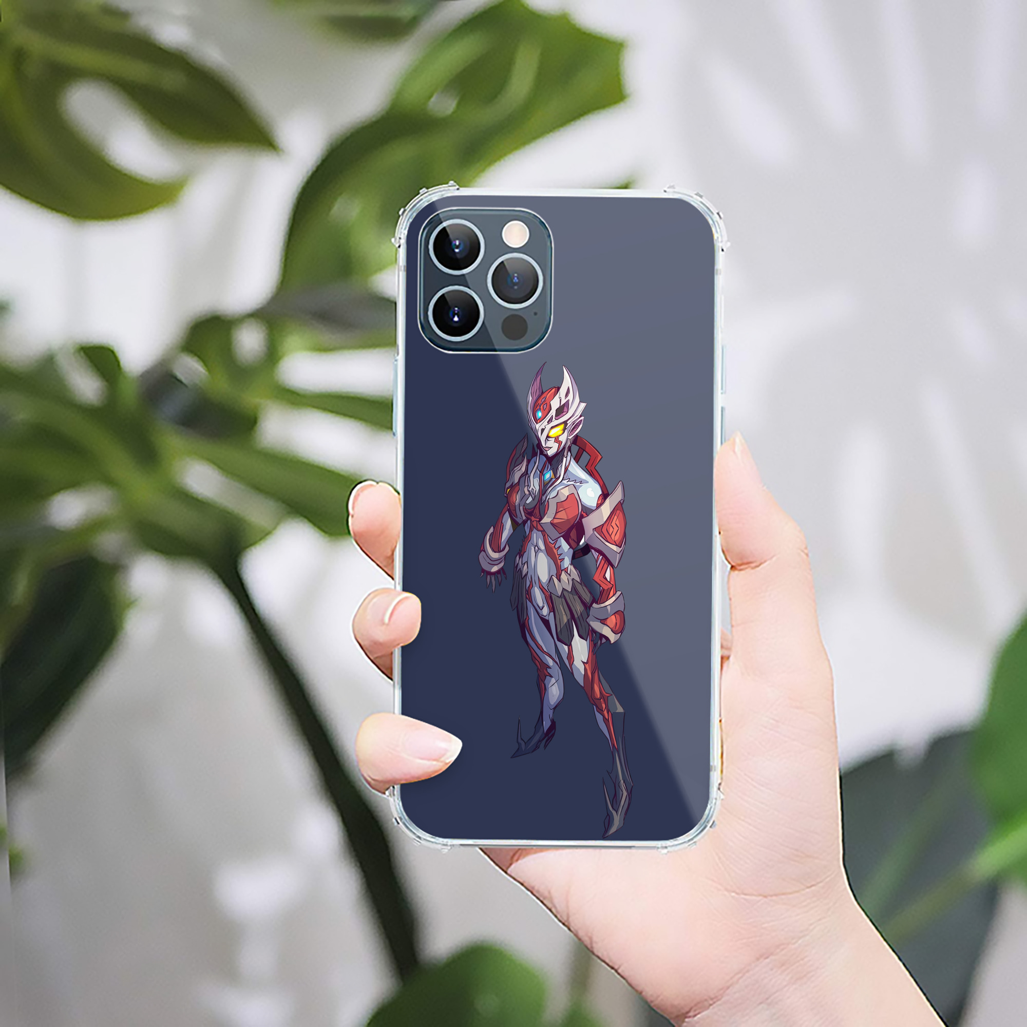 （画像用） ウルトラマン Ultraman 【iPhone 12シリーズ対応】透明スマホケース（クリアソフトケース）